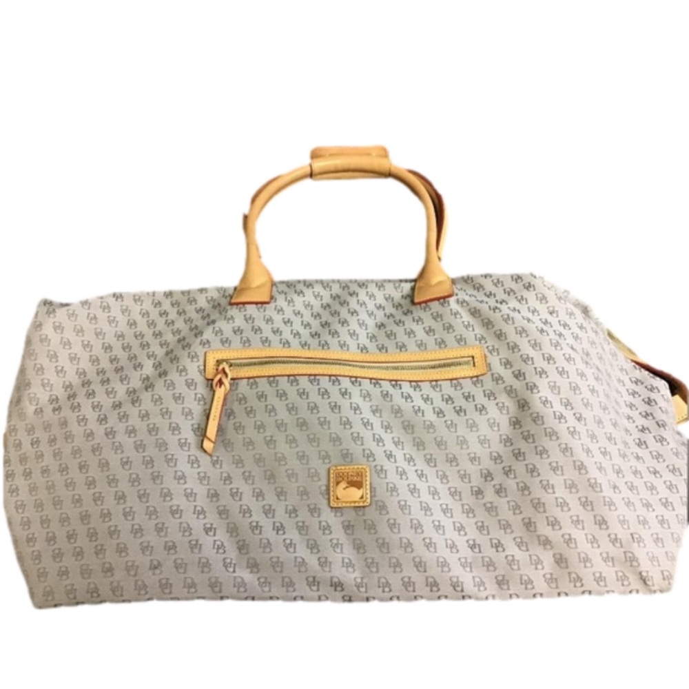 Gently used Dooney and Bourke travel duffle bag.